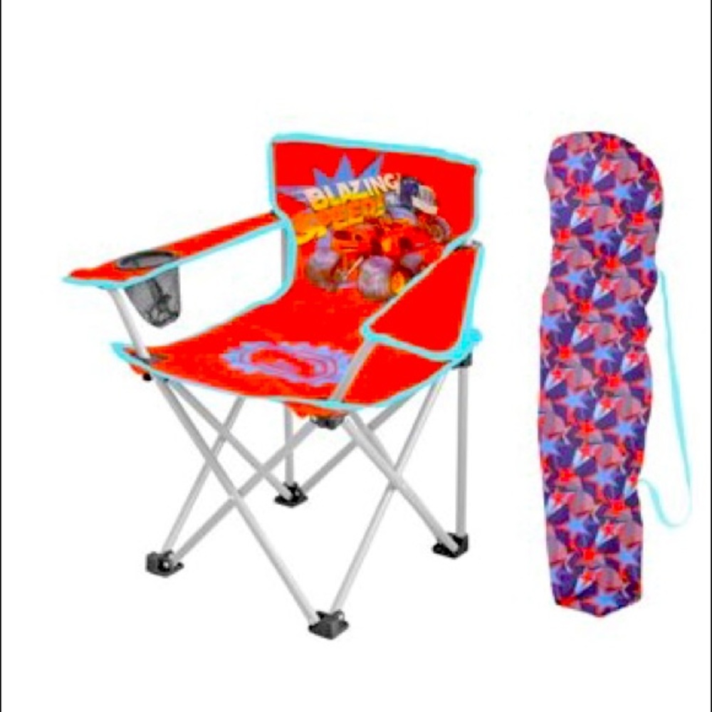 (Final Price) Nickelodeon Blaze Camp Chair - Picture 1 of 1